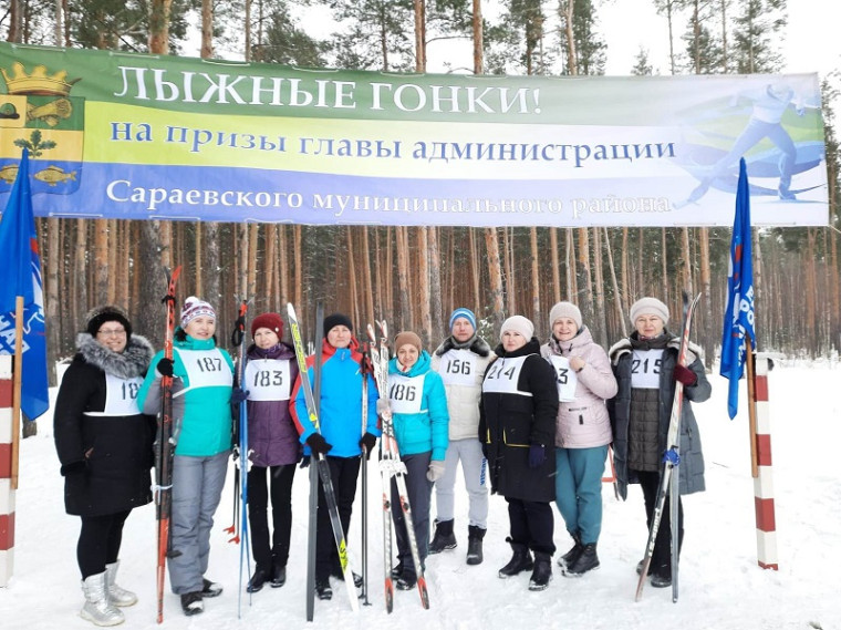 Лыжные гонки на приз главы администрации района среди взрослых.
